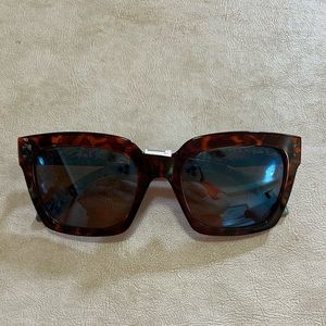 Lilly Pulitzer Women's Celine Polarized Square Sunglasses, DARK TORTOISE, 54 mm